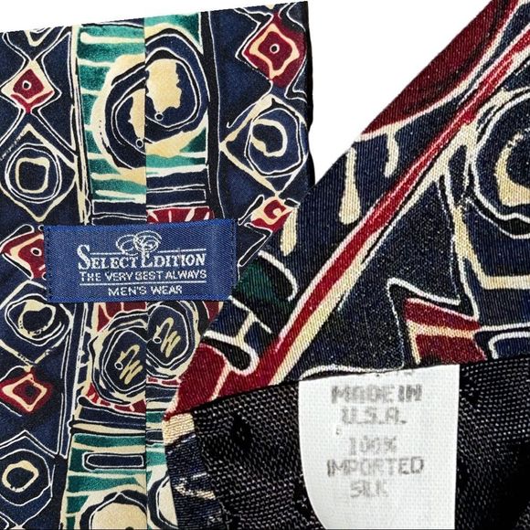 Men’s silk necktie - Picture 2 of 2